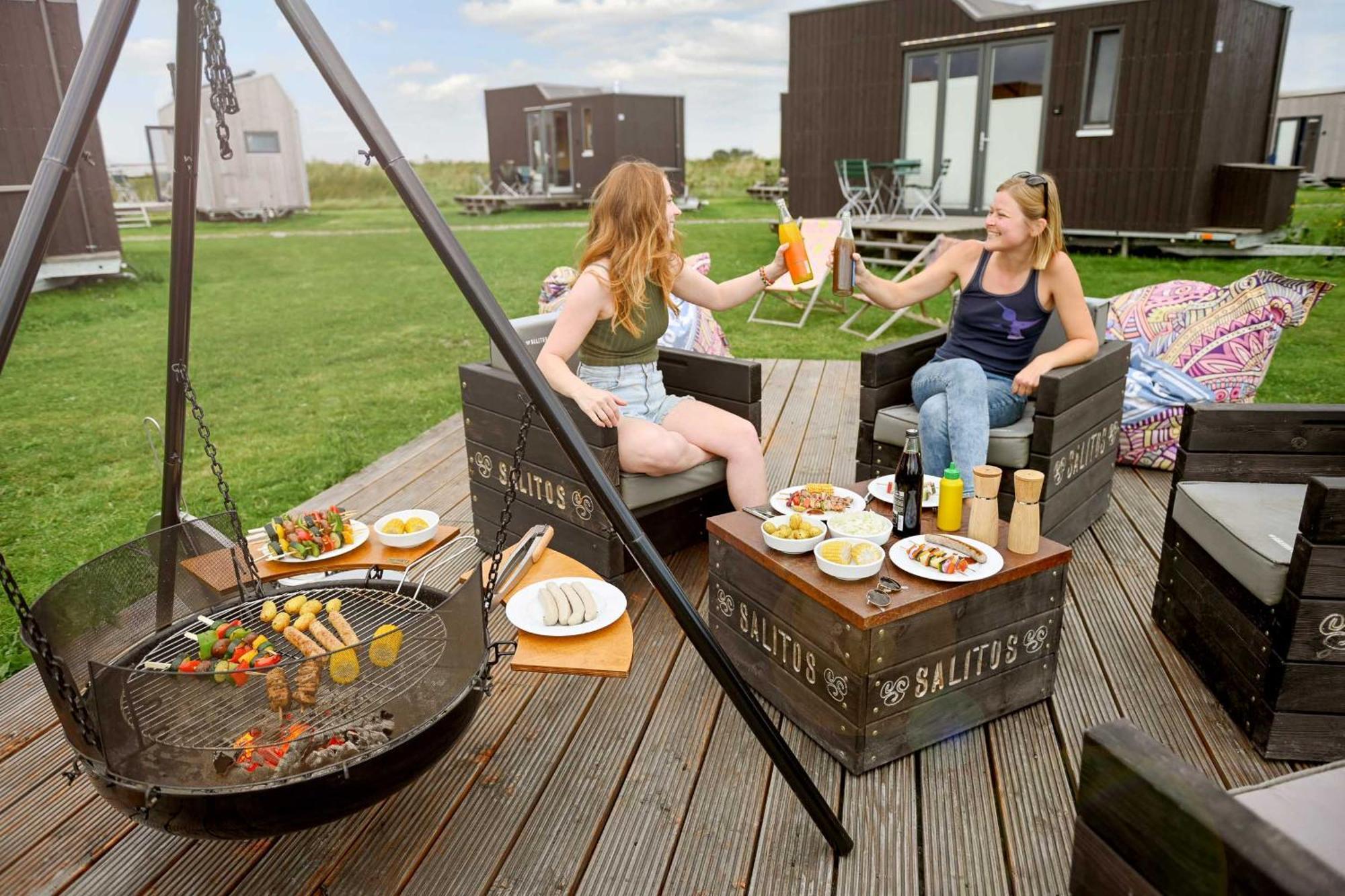 Tiny House Nature 16 Zur Meerseite - Green Tiny Village Harlesiel Carolinensiel Extérieur photo